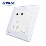 Livolo Modern Home Decoration Five Poles Socket Vl-W2z1d-11/12/13