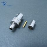 RF Coaxial Female Crimp BNC Jack Connector for Rg58 Cable