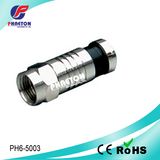 Rg59 RG6 Compression RF Cable Connector (pH6-5003)