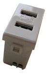 Ma176 Factory Hot Sale Italian Double USB Socket