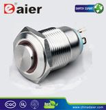 CE 4pins Waterproof Electrical Push Button Switch (GQ16H-10EL)