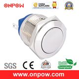 Onpow 19mm Metal Pushbutton Switch (GQ19F-10/J/N, CCC, CE, RoHS Compliant)