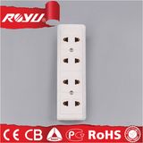 4 Digital 2 Pin Universal 10A Extension Socket