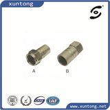 Waterproof Coaxial Cable F Connector Brass Connector