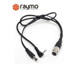 DC2.1 Male Connector with Hirose Compatible Audio video Female Connectors