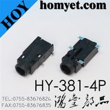 3.5mm 4 Pin SMD Type Phone Jack (Hy-381-4p)