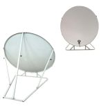 Ku Band 120cm Triangle Base Offset Satellite Dish Antenna