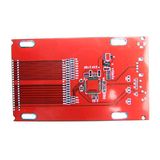 Double Sided PCB with Red Solder Mask Printing