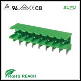 5.08mm Pitch Angled Pin Male Connector Without Side Panel