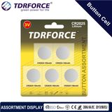 3V Cr Button Cell Lithium Battery with Ce for Toy (CR 5PCS)