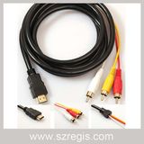 Copper Core HDMI to RCA Set Top Box Coaxial Cable