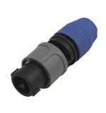 Connector Speakon and Powercon for Use in Speaker Cable and LED Equipment