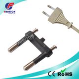 Small 2 Pin 2.5A Europe Power Plug Insert