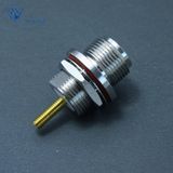 Female Back Bulkhead N Connector with Extended 12.5mm M4 Thread Pin
