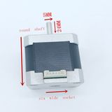 Factory Price 2 Phase 1.8 Degree Hybrid Bipolar Stepper Motor NEMA 17 for Stage Light