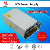 SMPS 12V 40A LED Driver switching Power Supply for 480W