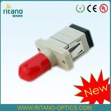 FC/St/Sc/LC/MPO/MTP Simplex/Duplex Singlemode/Multimode Om3/Om4/APC Standard Plastic or Metal or Hybrid Fiber Optic Adapter