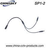 2 Way 12 mm CCTV Cord DC Power Splitter Cable (SP1-2)