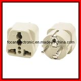 Grounded Universal Plug Adapter Type E/F for Europe (Shucko)