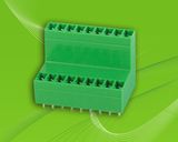 Pluggable Terminal Block with Dual Row Vertical Pin Header