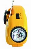 2015 Hot Selling New Style Dynamo Radio & Flashlight (HT-898)
