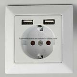 Germany Schuko Socket 2.1A USB Power Charger Socket