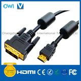 HDMI 19pin Plug-DVI Plug Digital Cable