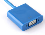 Hot Sale Black/Blue USB 3.0 to VGA Video Display External Cable Adapter