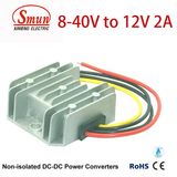 Non-Isolated 9V/12V/24V/36VDC to 12VDC 2A 24W DC Boost Buck Converter