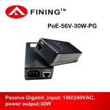 56V0.54A Gigabit Passive Poe Injector Adapter for Wireless Aps IP Phones Cameras