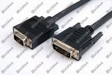 DVI-I (24+5) Male to VGA (HDB15P) Male DVI Cable,