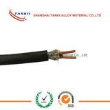 Black thermocouple cable JX 2*1.0mm with PVC insulation