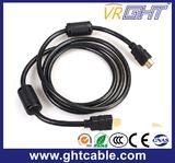 Copper 1m High Speed HDMI Cable with Ring Cores 1.4V