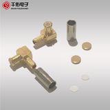 Right Angle Crimp Type MMCX Male RF Connector for LMR316