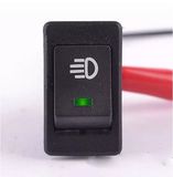 Green Car 4 Pins DC12V LED Fog Toggle on /off Switch