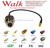 RF Cable Assembly / Jumper Cable / Pigtails: MCX Male Straight to N Female Straight Bulkhead with Rg174 Cable