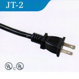 American 2 Pins AC Power Cord with UL Certified (JT-2)