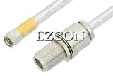 SMA Male to N Female Bulkhead Cable