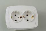 European Style Socket Double with Earthing 6128