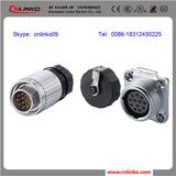 Watertight IP67 12pin Signal Connector/Panel Mount Socket Connector
