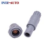 1p M14 6 Pins Pag Pkg Push Pull Plastic Connector