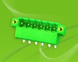 Pluggable Terminal Block with Side Mount for 45 Deg Wire Direction