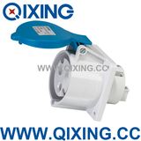 Cee/IEC 230V 16AMP 2p+E Panel Mounted Socket (QX1629)