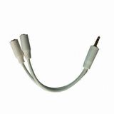 3.5mm Stereo Plug to 2 Headphone Jacks Cable