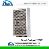 Q-120W 120watt Quad Switching Power Supply, LED Power Supply, 5V 12V 24V 48V