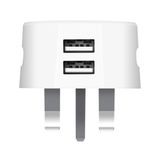 2.4A UK System Mobile Phone USB Adapter Charger for iPhone/Android