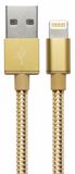 Mfi Certified Metal Spring Zinc Alloy Lightning USB Data Cable Charger for iPhone8 7 6 5