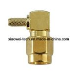 SMA Male Right Angle Crimp for Rg178 Cable