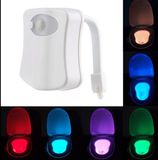 Human Motion Sensor Automatic Seats LED Light Toilet Bowl Lamp