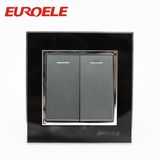 Universal Acrylic Plate OEM Color 250V/10A Wall Switch and Socket